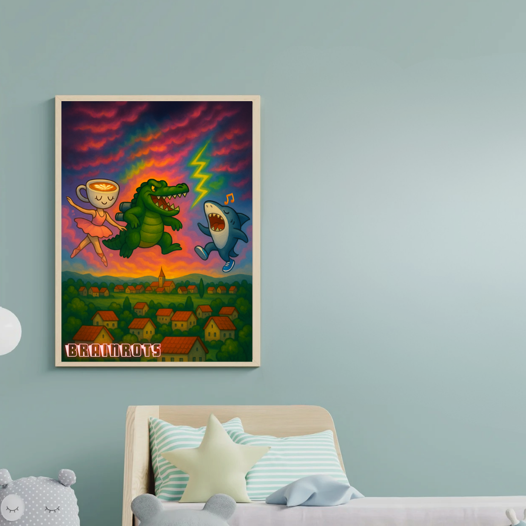 Brainrot Posters 30x40cm