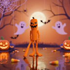 Tung Tung Tung Sahur - Halloween Edition - Brainrots - Samlarfigur