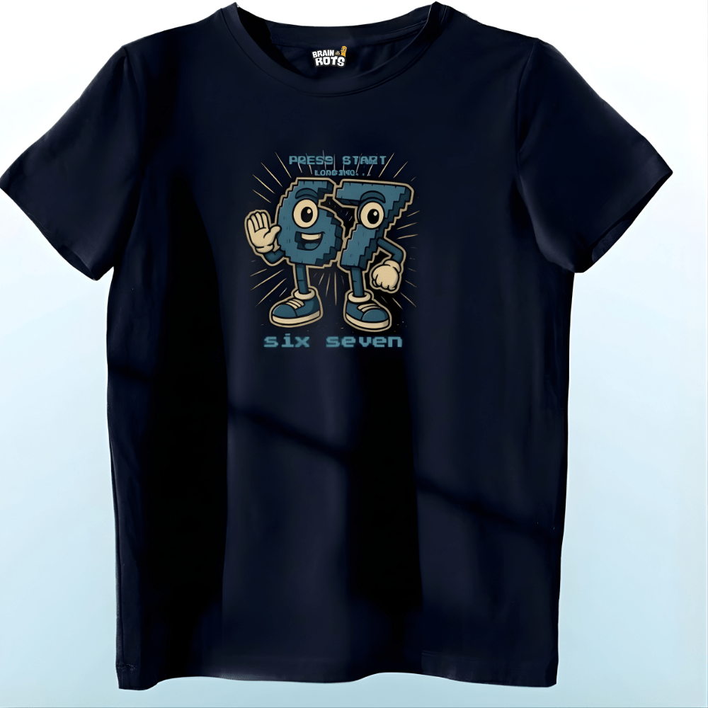 Six Seven (67) - T-Shirt - Brainrots - T-shirt