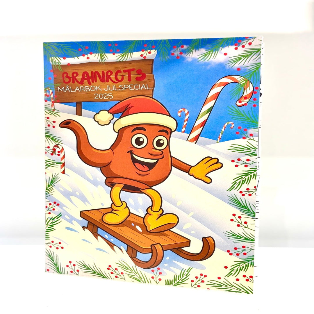 Jul målarbok 2025 - Brainrots - Bok