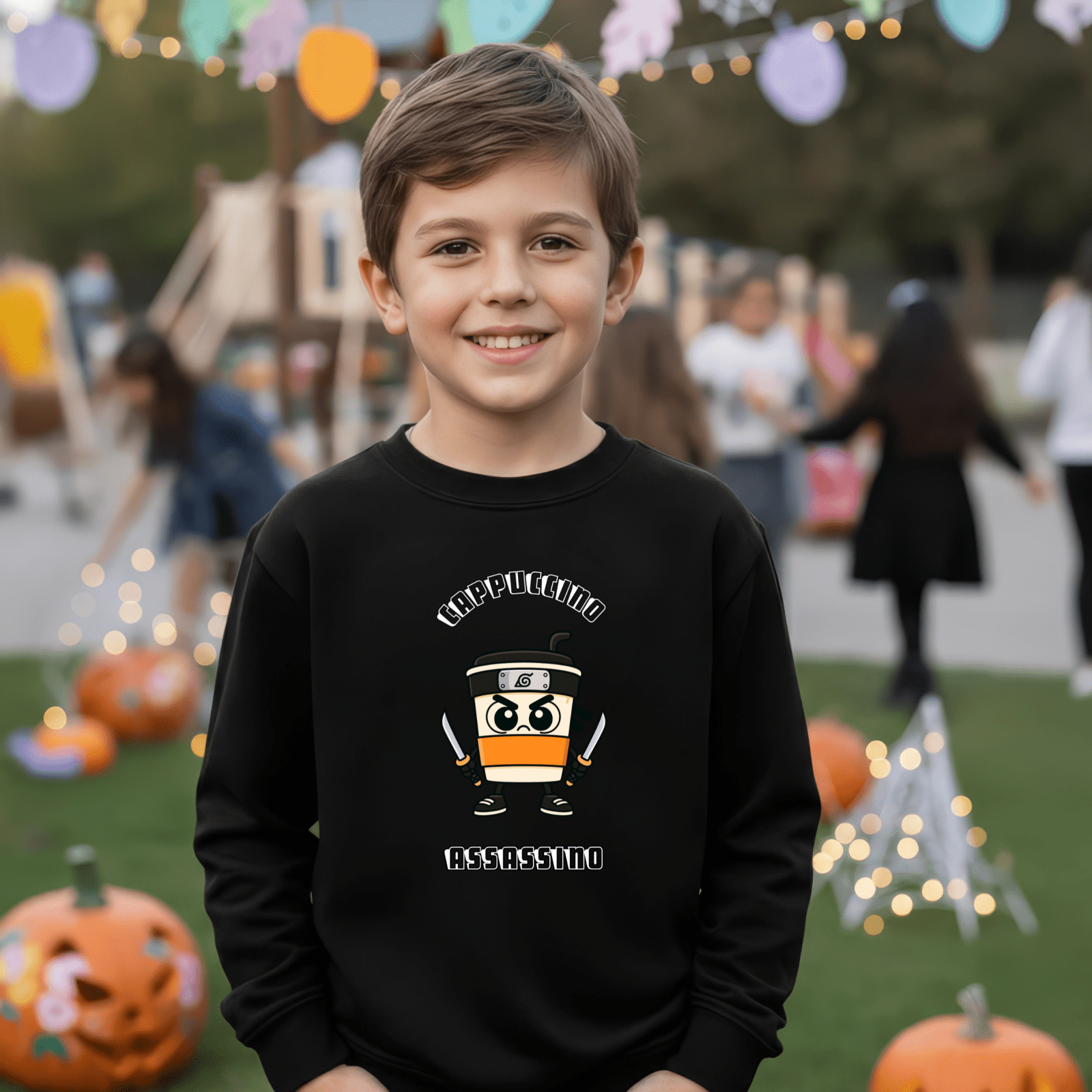 Cappuccino Assassino Sweatshirt - Brainrots - sweatshirt