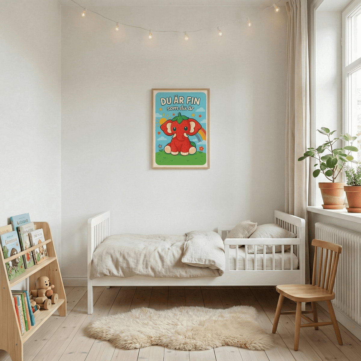 Du är fin - Poster (30x40cm)