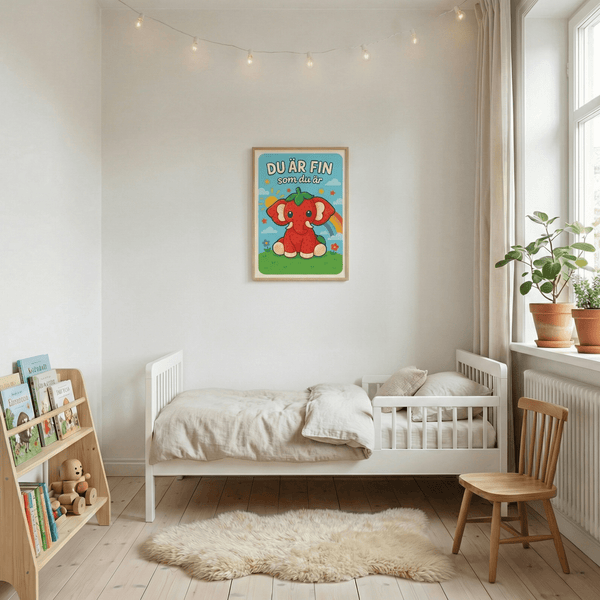 Du är fin - Poster (30x40cm)