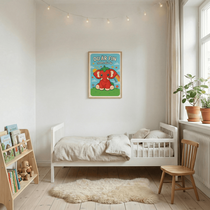 Du är fin - Poster (30x40cm)
