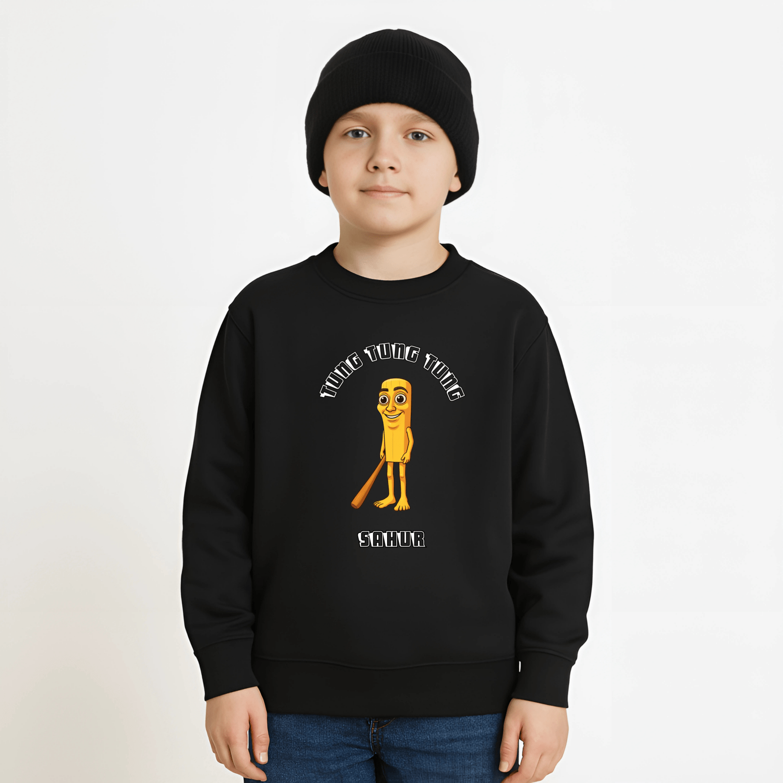 Tung Tung Sahur Sweatshirt - Brainrots - sweatshirt