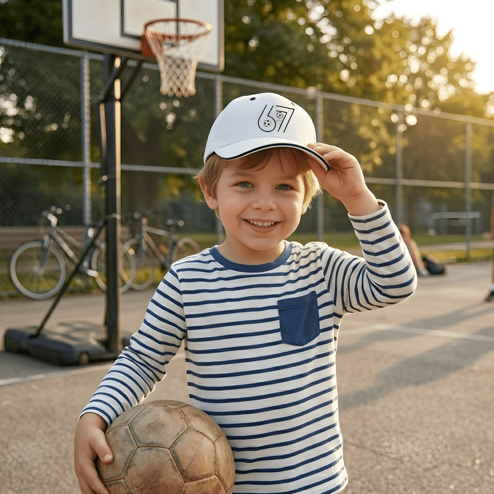 Six Seven Keps - 6 - panel Cap - Brainrots - Mössa