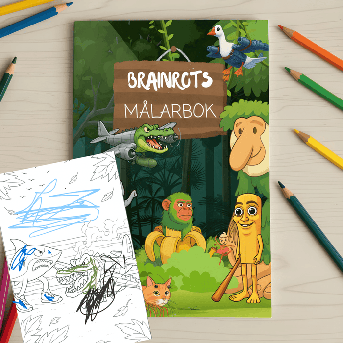 Brainrots Målarbok