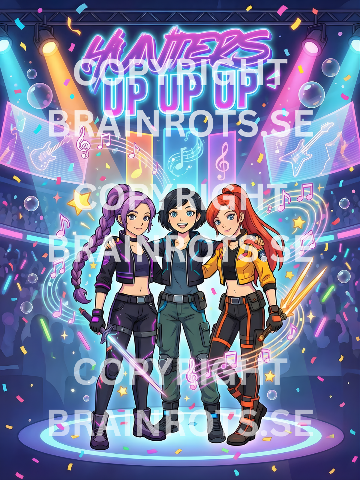 Hunters Collection - Poster 30x40 - Brainrots - POSTERS