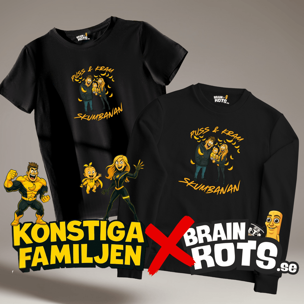 Konstiga Familjen Brainrot Edition - Barnkläder | Brainrots