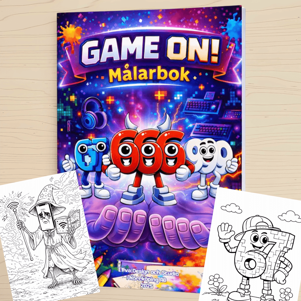 GameOn Målarbok - Brainrots - Målarbok