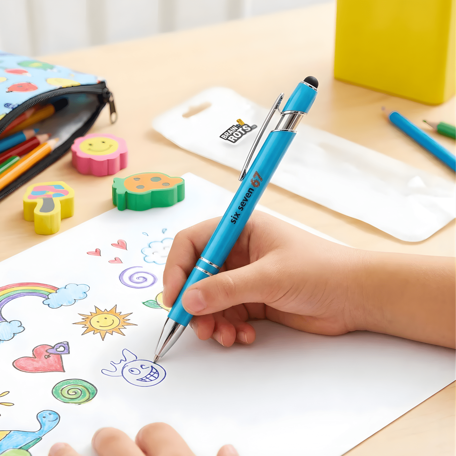 Six Seven - Bläckpenna - Brainrots - Pennor