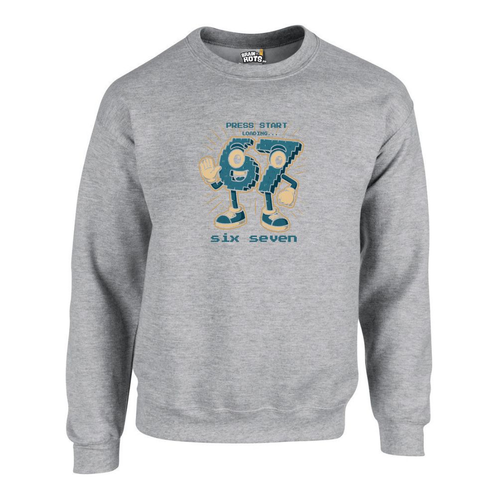 Six Seven (67) - Sweatshirt - Brainrots - sweatshirt
