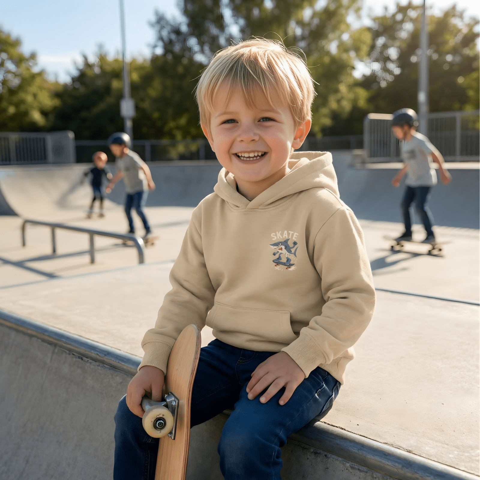 Tralalero Tralala '' Skate '' Edition - Hoodie - Brainrots - hoodie