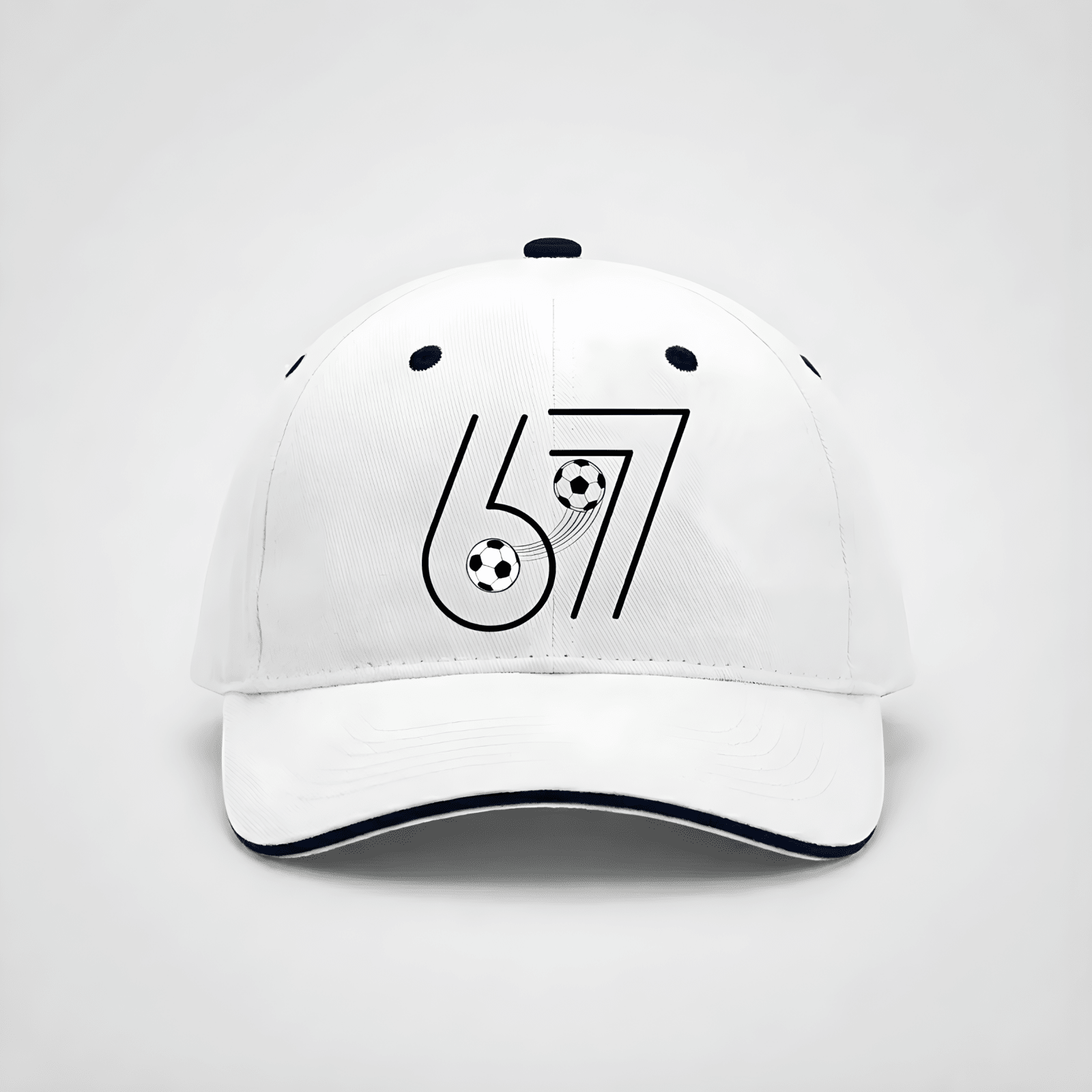 Six Seven Keps - 6 - panel Cap - Brainrots - Mössa