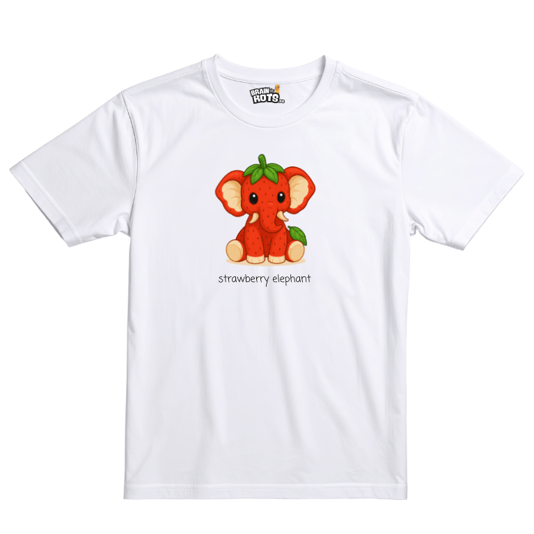 Strawberry Elephant – T-shirt