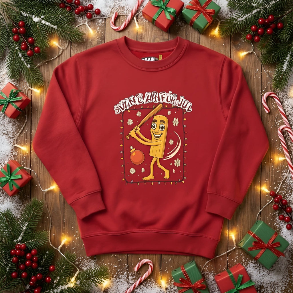 Svingar för jul - Brainrots Jultröja 2025 - Brainrots - sweatshirt