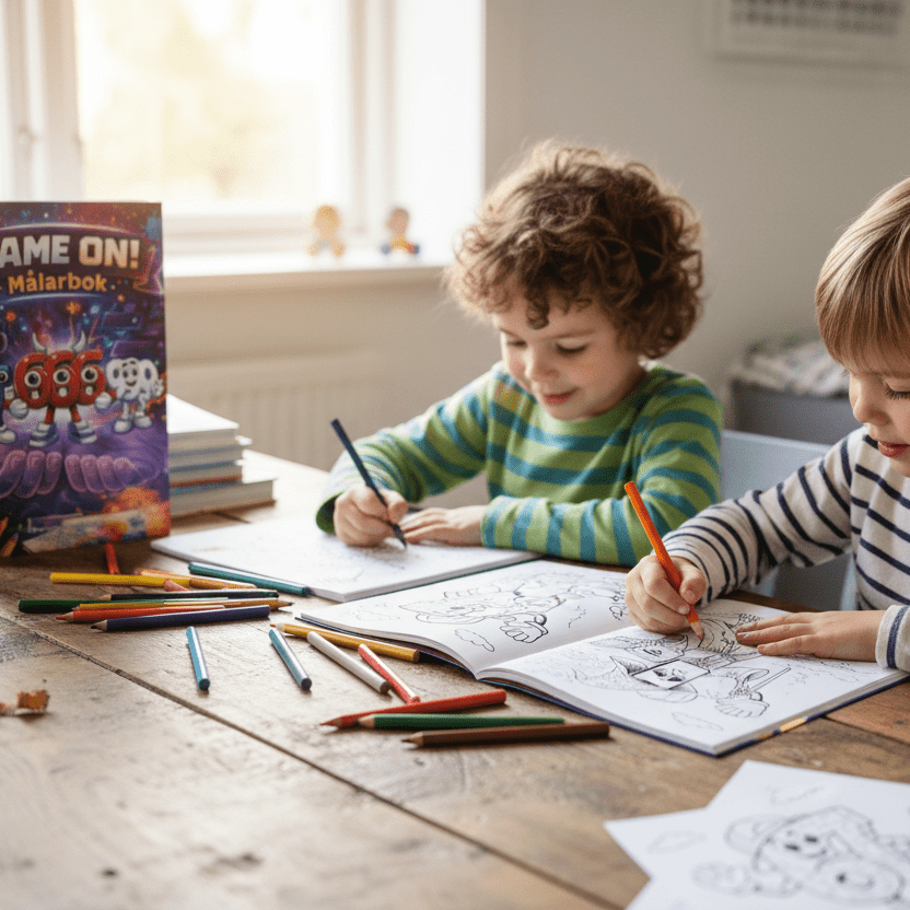 GameOn Målarbok - Brainrots - Målarbok