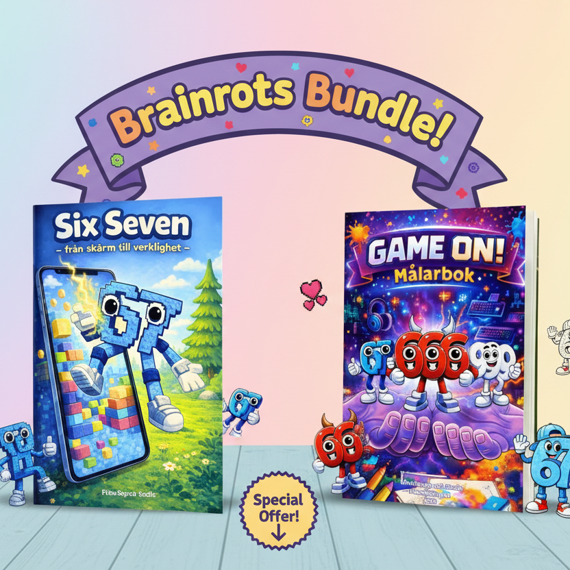 Six Seven - Från skärm till verklighet - Brainrots - bok