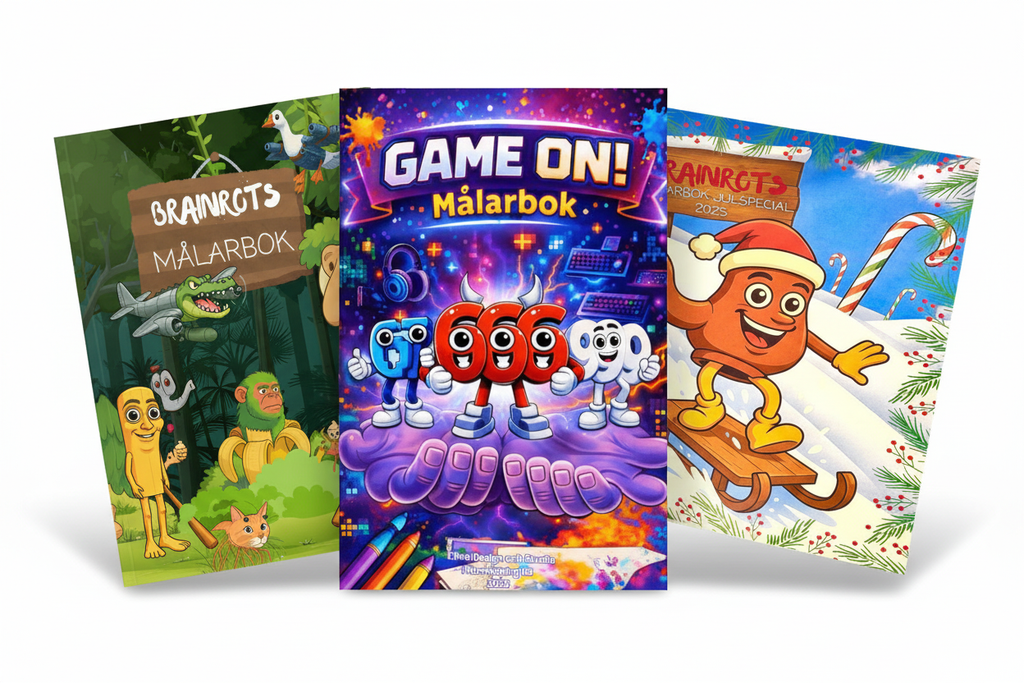 Brainrots Målarbokspaket - Brainrots - 