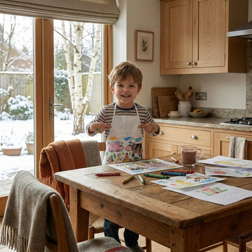 '' DIY '' - Förkläde - Brainrots - Pennor