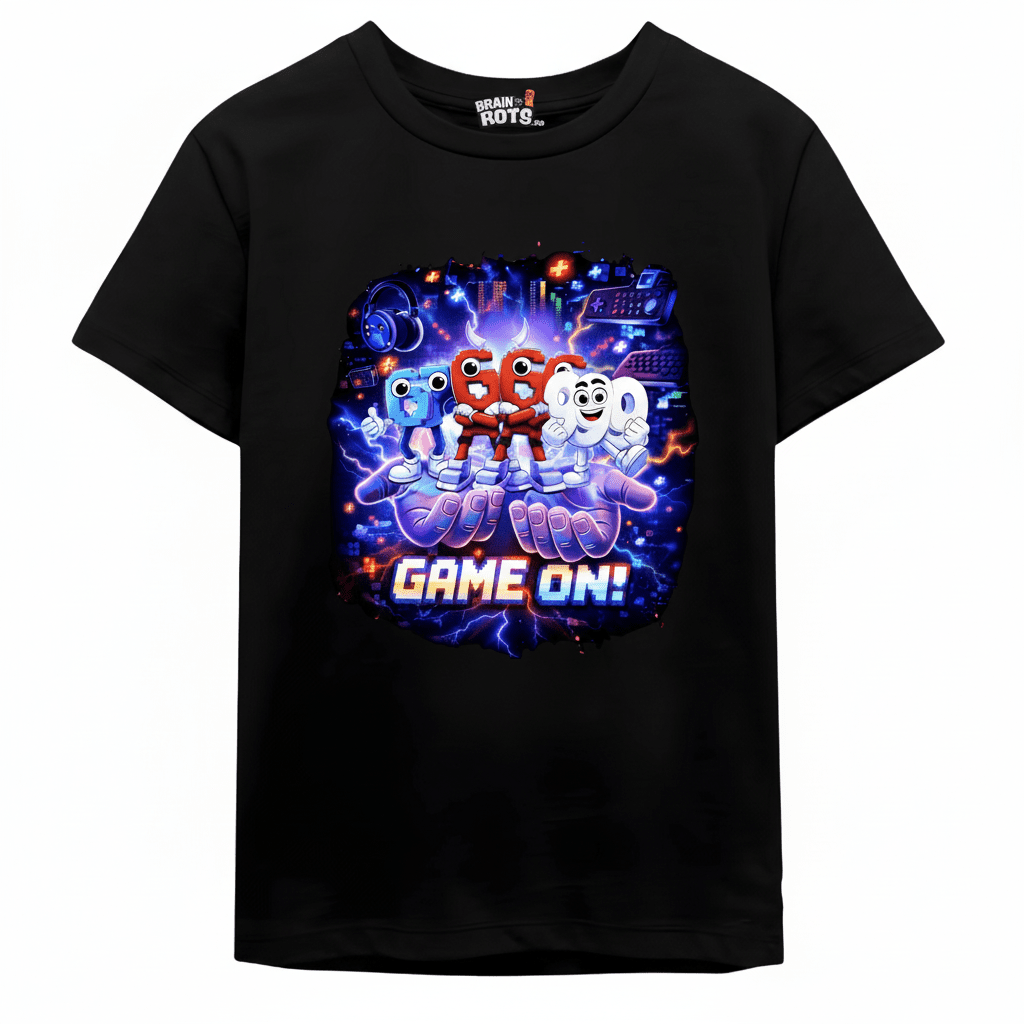 GAME ON - T-shirt (67 & "vänner") - Brainrots - T-shirt