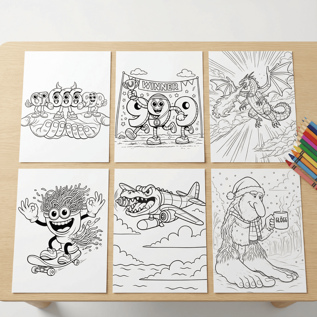 Brainrots Målarbokspaket - Brainrots - 