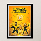 KONSTIGA FAMILJEN - POK Poster 30x40 - Brainrots - POSTERS