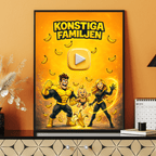 KONSTIGA FAMILJEN - POK Poster 30x40 - Brainrots - POSTERS