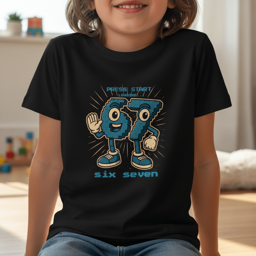 Six Seven (67) - T-Shirt - Brainrots - T-shirt