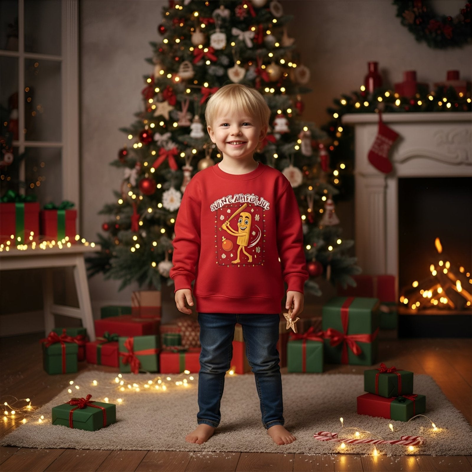 Svingar för jul - Brainrots Jultröja 2025 - Brainrots - sweatshirt